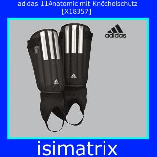 adidas 11Anatomic Schienbeinschoner mit Knöchelschutz schwarz 