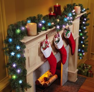 Large 12 Foot Long Christmas Pine Garland Holiday Decor New