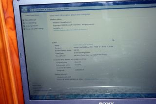   VGN NR160E 15 4 120 GB Intel Core 2 Duo 1 5 GHz 2 GB Notebook