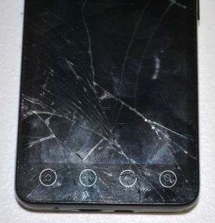 HTC EVO 4G 1GB Black Sprint Smartphone Cracked Screen