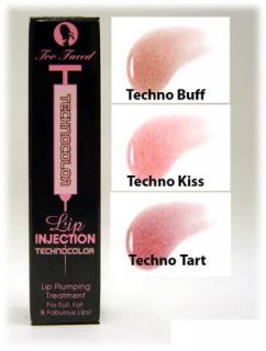 Too Faced Lip Injection Lip Plumping Lip Gloss Techno Kiss New 