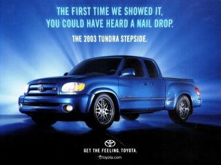 2003 Toyota Tundra Stepside Card RARE