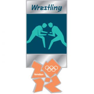 London 2012 Olympics Wrestling Pictogram Official Commemorative Pin 