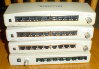 Lot of 4 LINKSYS Ethernet Network 8 Port Workgroup Hub 10 MBPS M N 