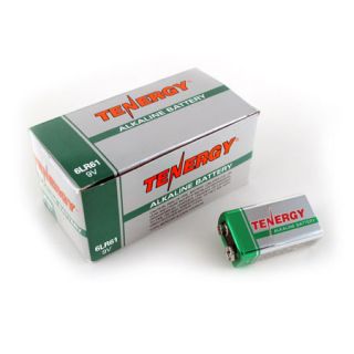 Tenergy 12 Pack Alkaline 9V Batteries 6LR61 High Performance New