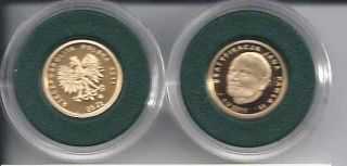 Poland 25ZL Proof Gold Coin Beatification J P II 2011