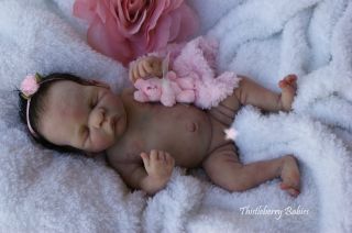 Thistleberry Babies Full Body Solid Silicone Mini Girl Beautifully 