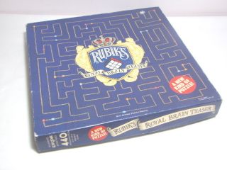 Vintage Springbok RUBIKS Royal Brain Teaser Jigsaw Puzzle Complete