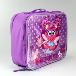 Sesame Street Muppets Abby Cadabby Insulated Lunch Bag   School Box 