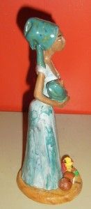 Frazier Ceramic Jamaica Pottery Mother Child Figurine