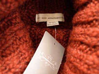 New Gro Abrahamsson Anthropologie Uncabled Sweater M L