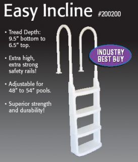 Easy Incline Above Ground Swimming Pool in Pool Ladder