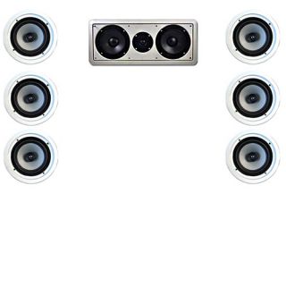 new acoustic audio hd home theater speaker system 7 piece