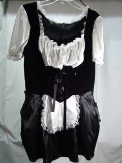 French Maid ⊰☆⊱ Costume Dress Adult Large L XL