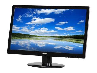Acer S200HLABD Black 20 5ms Widescreen LED Monitor