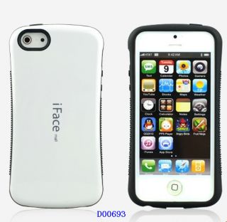 White Ultra Shock Absorbin​g Glossy iFace Case Skin Cover for iPhone 