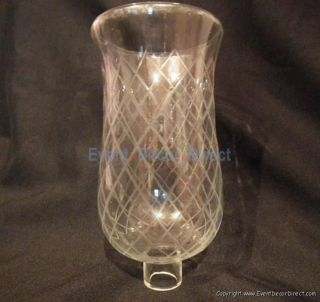   case of 25 hard to find these etched glass votive holders adapters are