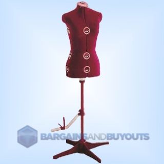 Singer Adjustable Medium Dress Form   Red   DF150