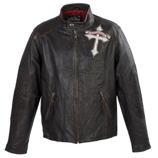 Limited Edition Affliction Live Fast  Leather Biker Jacket Cost Over 