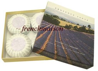 PROVENCE SANTE French Shea Butter LAVENDER Soap Gift Box Set + Free 