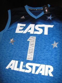 Original Adidas Mens NBA All Star 2012 Basketball Jersey 1 Derrick 