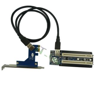PCI Express PCI E PCIe x1 to PCI 32bit Adapter Dual PCI
