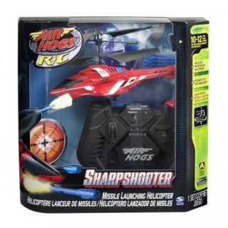 Air Hogs Sharp Shooter Radio Control Helicopter Red New