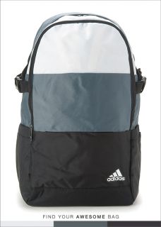 BN Adidas Club Backpack Backbag Laptop Sleeve Black Gray White E48077 
