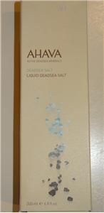AHAVA Liquid DeadSea Salt 6.8oz, Brand New in Box
