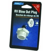 RV Blow Out Water Plug Winterizing Air Chuck Plug PVC