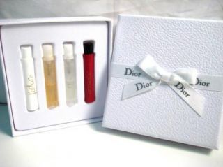 Christian Dior 4 PC Mini Perfume Spray Gift Set 4 x 1 ml 0 3 oz New in 