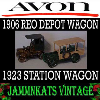 Avon Aftershave Bottles REO Depot Wagon Station Wagon