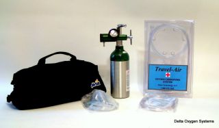 Portable Personal Oxygen System for Travel Home Medical Lasts 6 Hours 