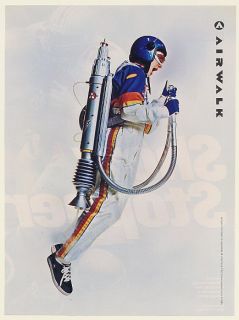 1996 Airwalk Shoes Rocket Man Print Ad