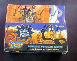 2003 Inkworks Looney Tunes Back in Action Trading Card Box 36 Packs 