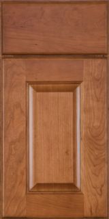 Close up of the beautiful solid cherry door and drawer front…