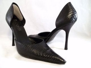 ALDO ~ Snake Embossed Leather Stilettos ~ Womens EUR 37~US 7M