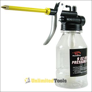 9oz High Pressure Oiler w Pump Lubrication Hand Tools