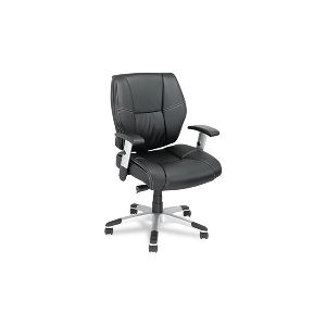 Alera ALENP42LS10S Chair Mid Back Swivel Tilt Leather