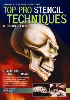    Airbrush Paint Techniques DVD with Cross Eyed by Airbrush Action