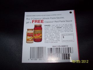   Classico Buy 2 Alfredo Get 1 Red Pasta Sauce Free Up to $2 29