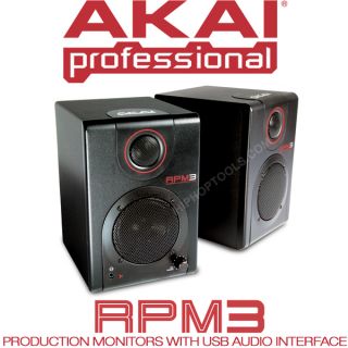 Akai RPM3 Production Monitors USB Cable Audio Interface