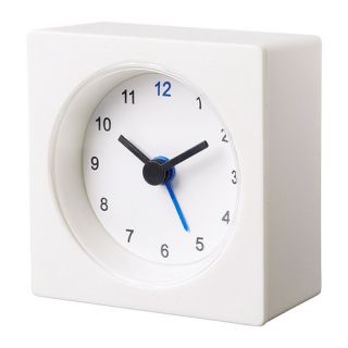 IKEA VACKIS WHITE ALARM CLOCK NEW FROM IKEA GREAT ITEM FOR TRAVEL