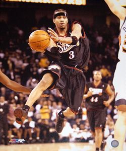 Allen Iverson PRIME (2002) Philadelphia 76ers NBA Basketball Poster 