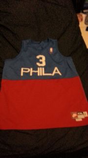 Allen Iverson retro Philadelphia 76ers Jersey Nike 2XL NBA Basketball 