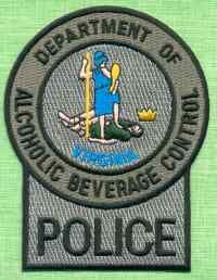 Virginia Alcoholic Beverage Control Police Patch