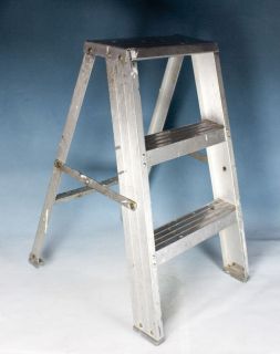 Aluminum Folding 2 Step Ladder Stool Stepstool Painters Ladder