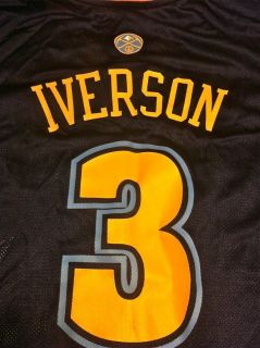 Allen Iverson Denver Nuggets VINTAGE Reebok NBA Authentics Jersey