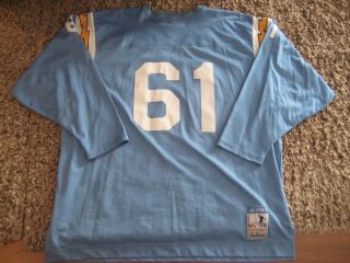   Dean San Diego Chargers 1961 Lance Alworth Mitchell Ness Style Jersey