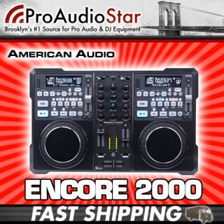 American Audio Encore 2000 2 Chnl DJ CD  MIDI Controller Mixer 